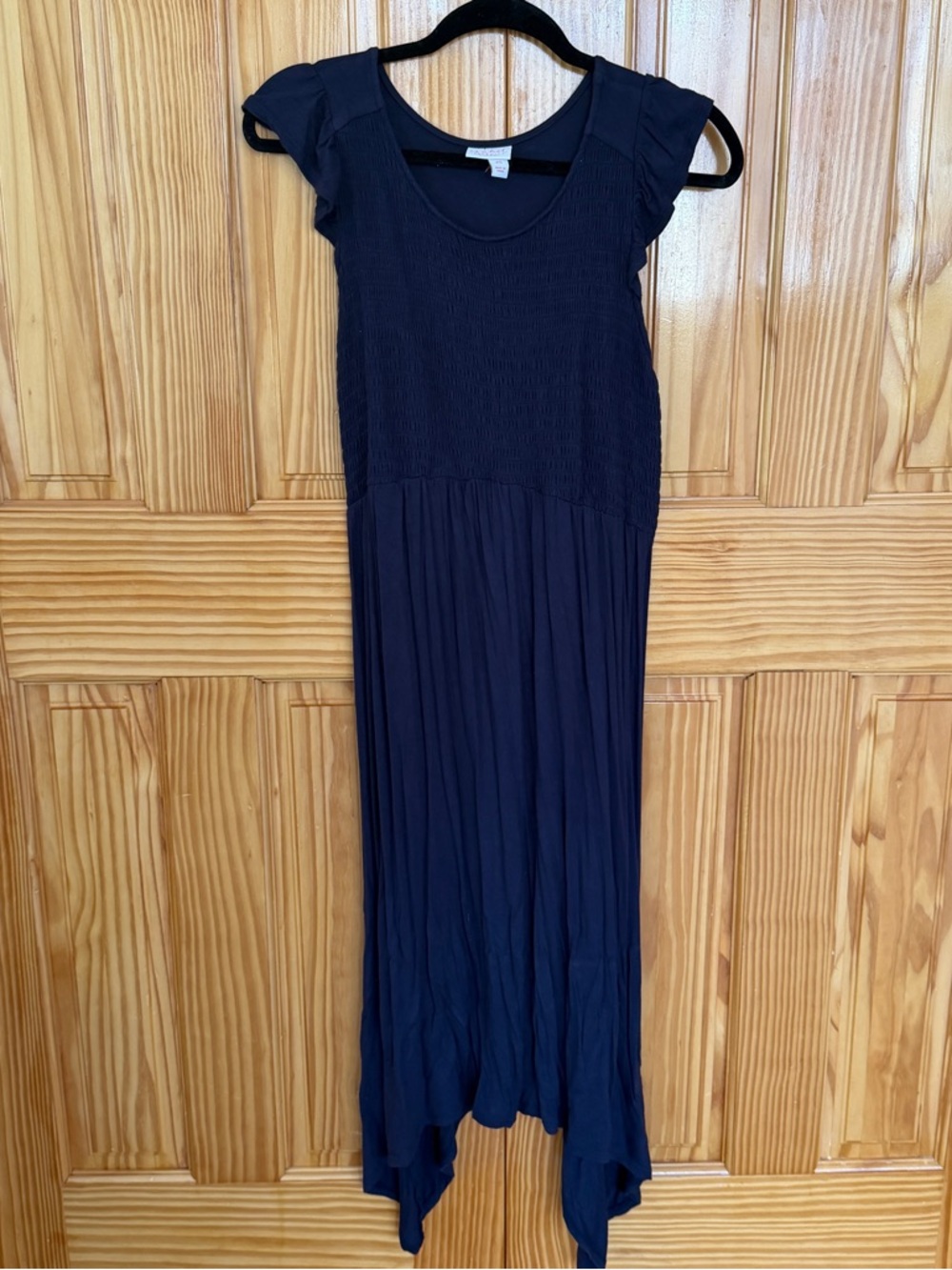 Isabel Maternity by Ingrid & Isabel Navy Textured Sleeveless Dress